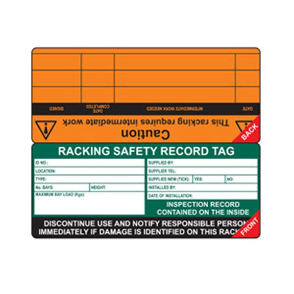 Insert for Racking Tag, Pack of 10