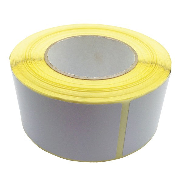 Metal Detectable White Labels, 500 per Roll| Detectable Products
